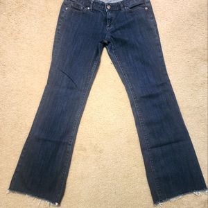 Express, size 8 short, blue jeans